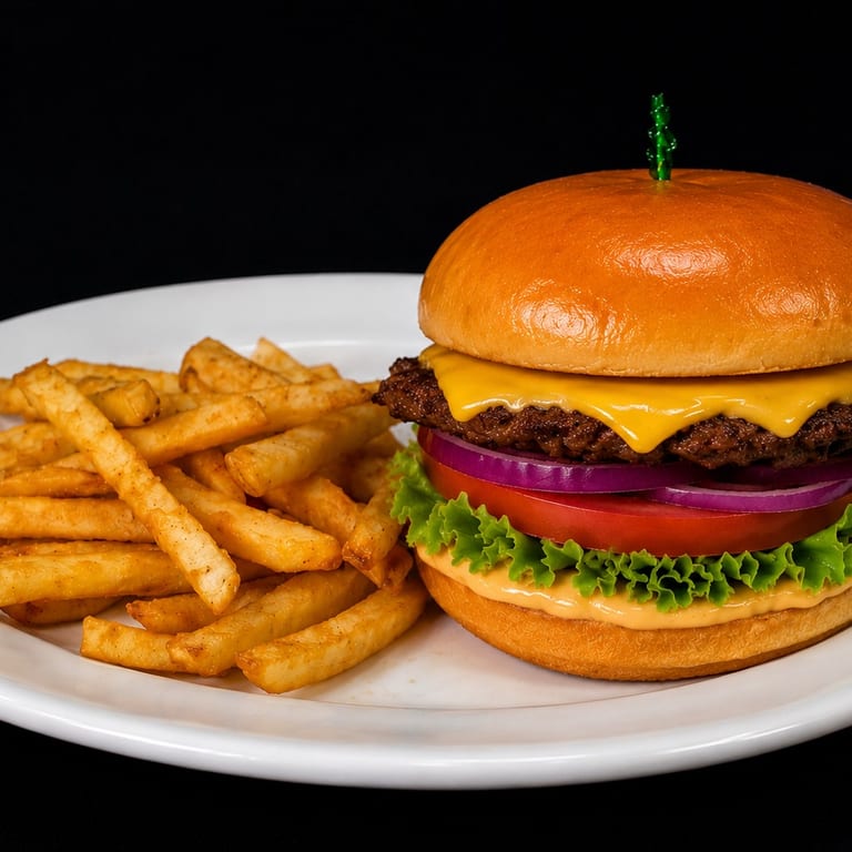 Indulge in Our Cheeseburger