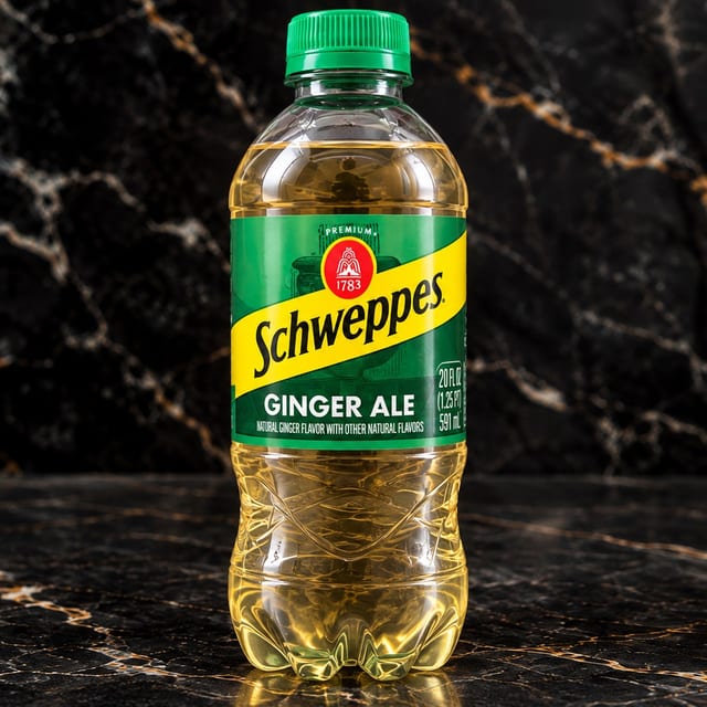 Ginger Ale 20oz Bottle.