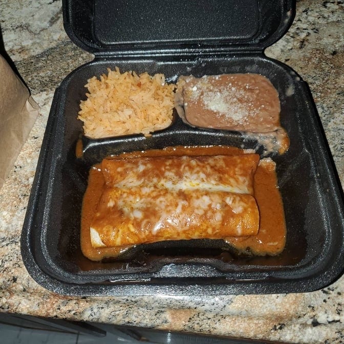 Enchiladas Combination Plate.
