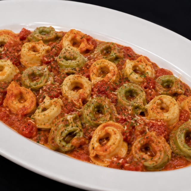 Cheese Tortellini Marinara.