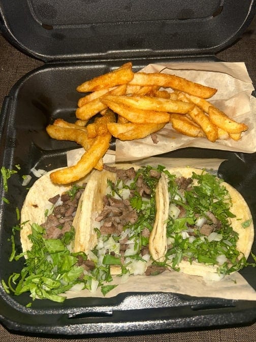 Street Taco Combination Plate.