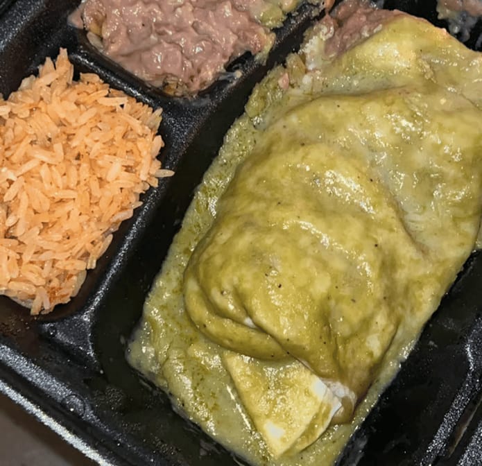 Burrito Plate.