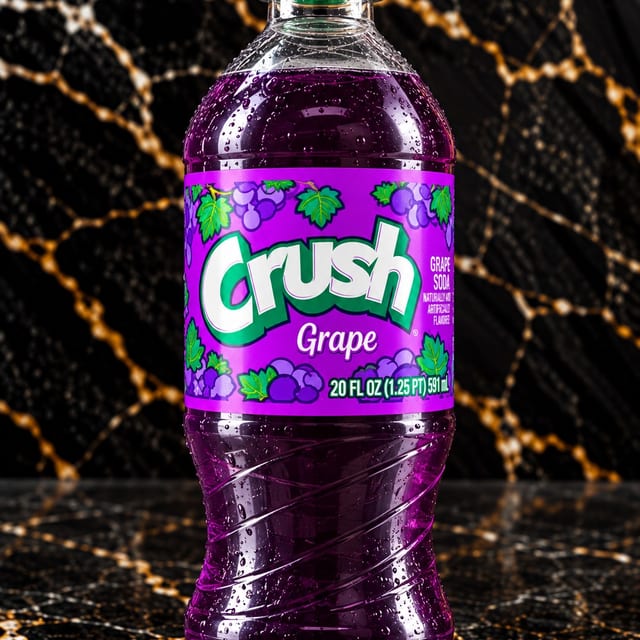 Grape Crush 20oz Bottle.