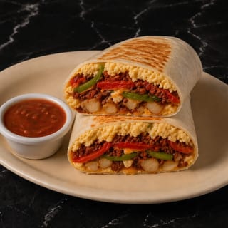 Spicy Chorizo Breakfast Burrito