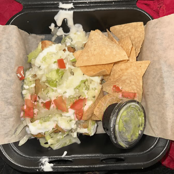 Rolled Taquitos Appetizer.