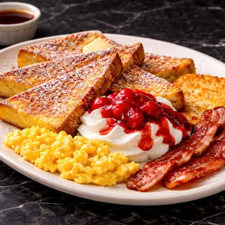 French Toast Breakfast Plate