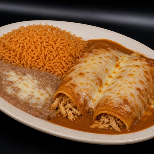 Enchiladas Plate.