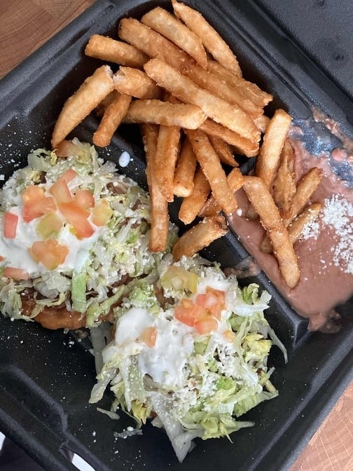 Sopes Combination Plate.