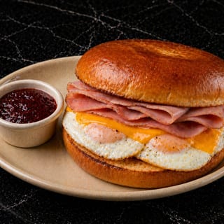 Ham Egg & Cheese Sandwich