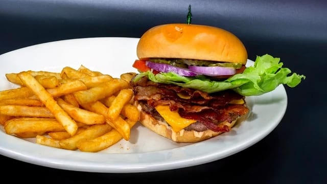 Bacon Cheese Burger.