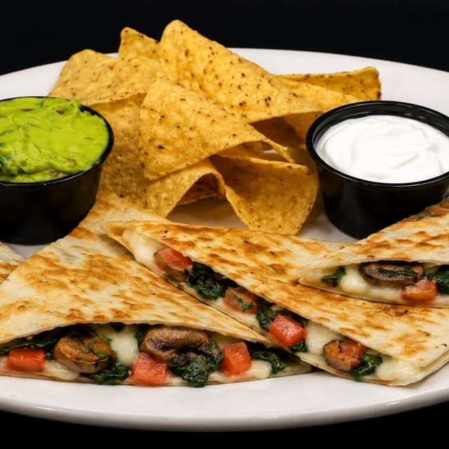 Veggie Quesadilla.