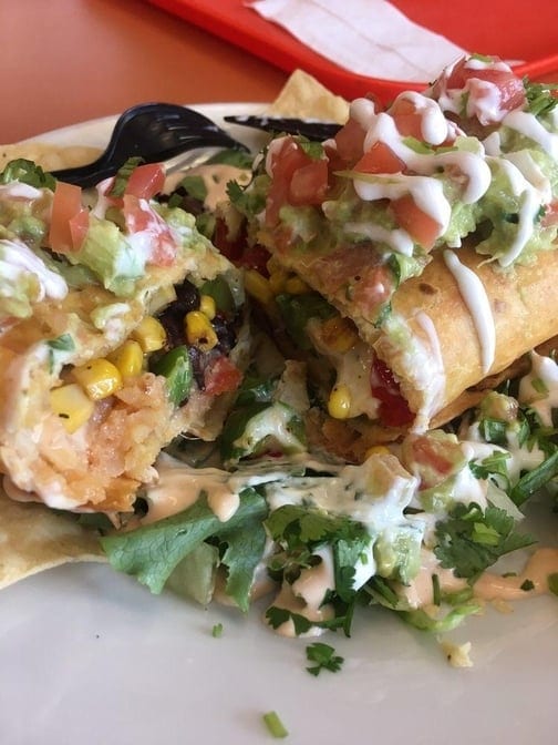 Grande Veggie Chimichanga.