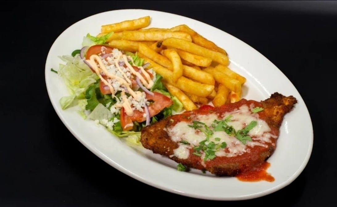 Chicken Milanesa Torta.