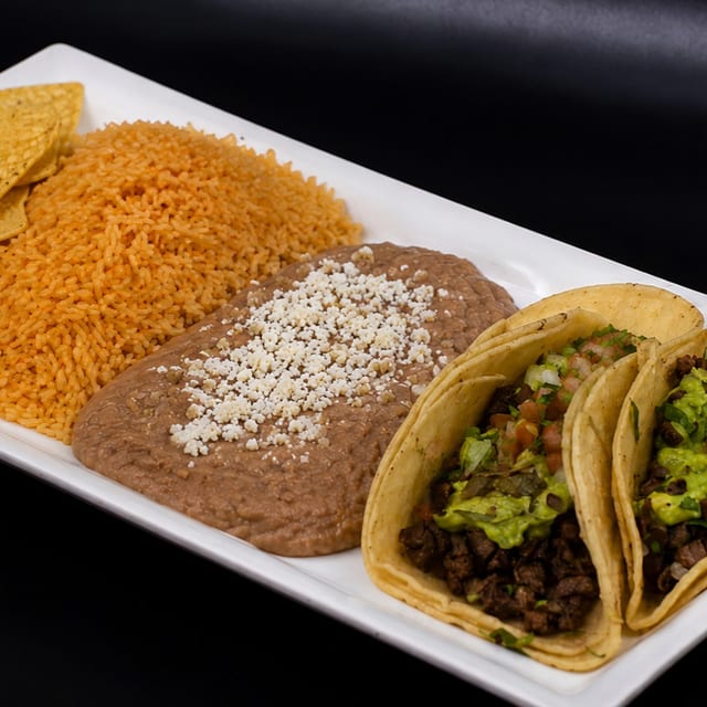 Border Soft Taco Plate.