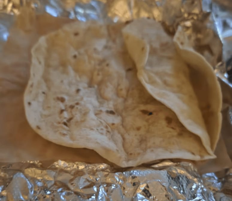 Side of Flour Tortillas.