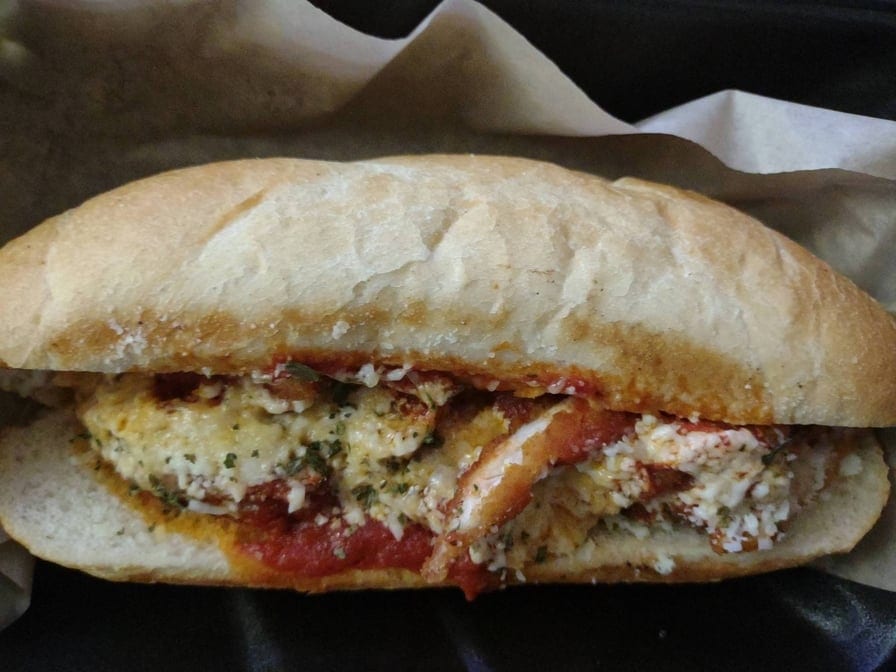 Crispy Chicken Hero Sandwich.